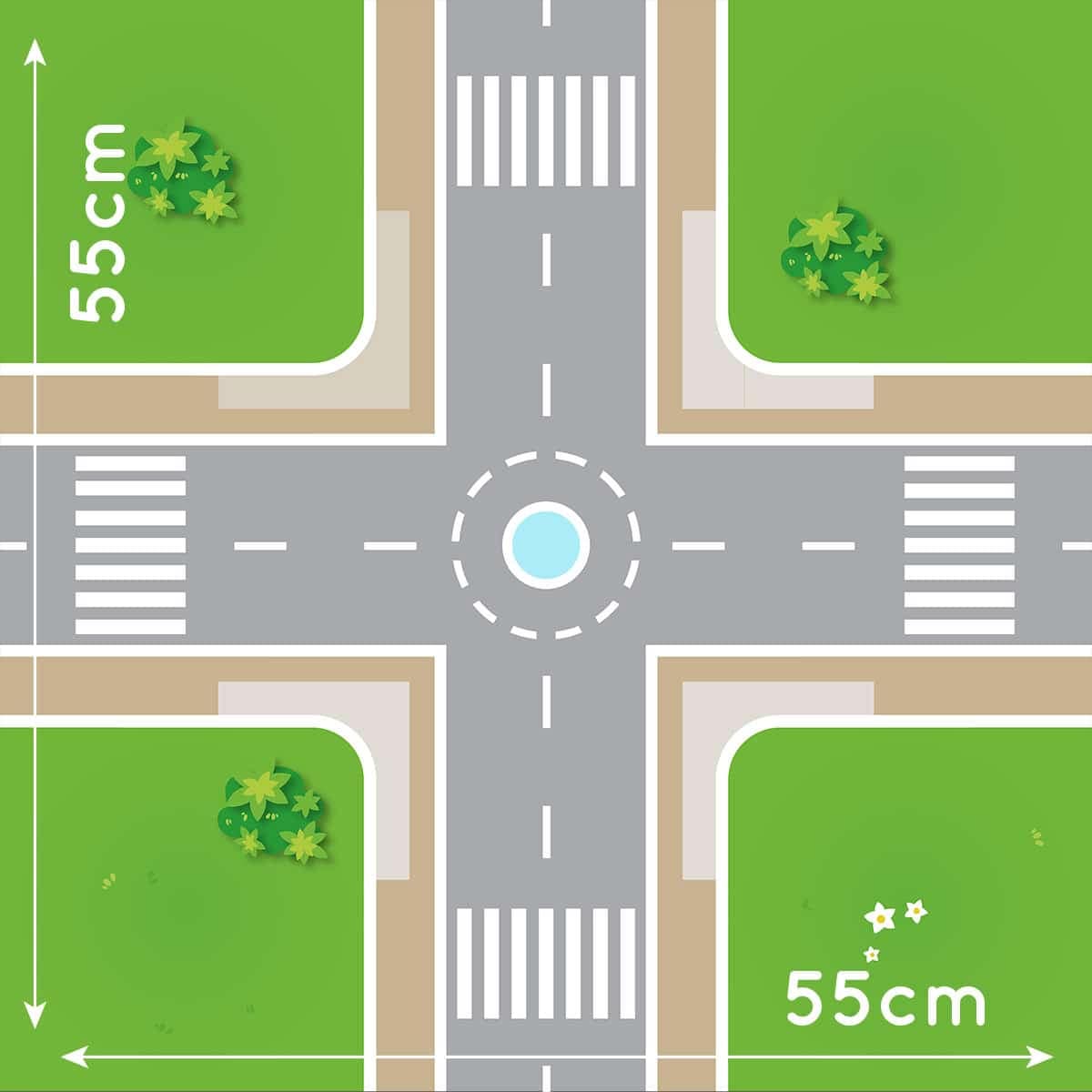 Spielmatte – Kreuzung