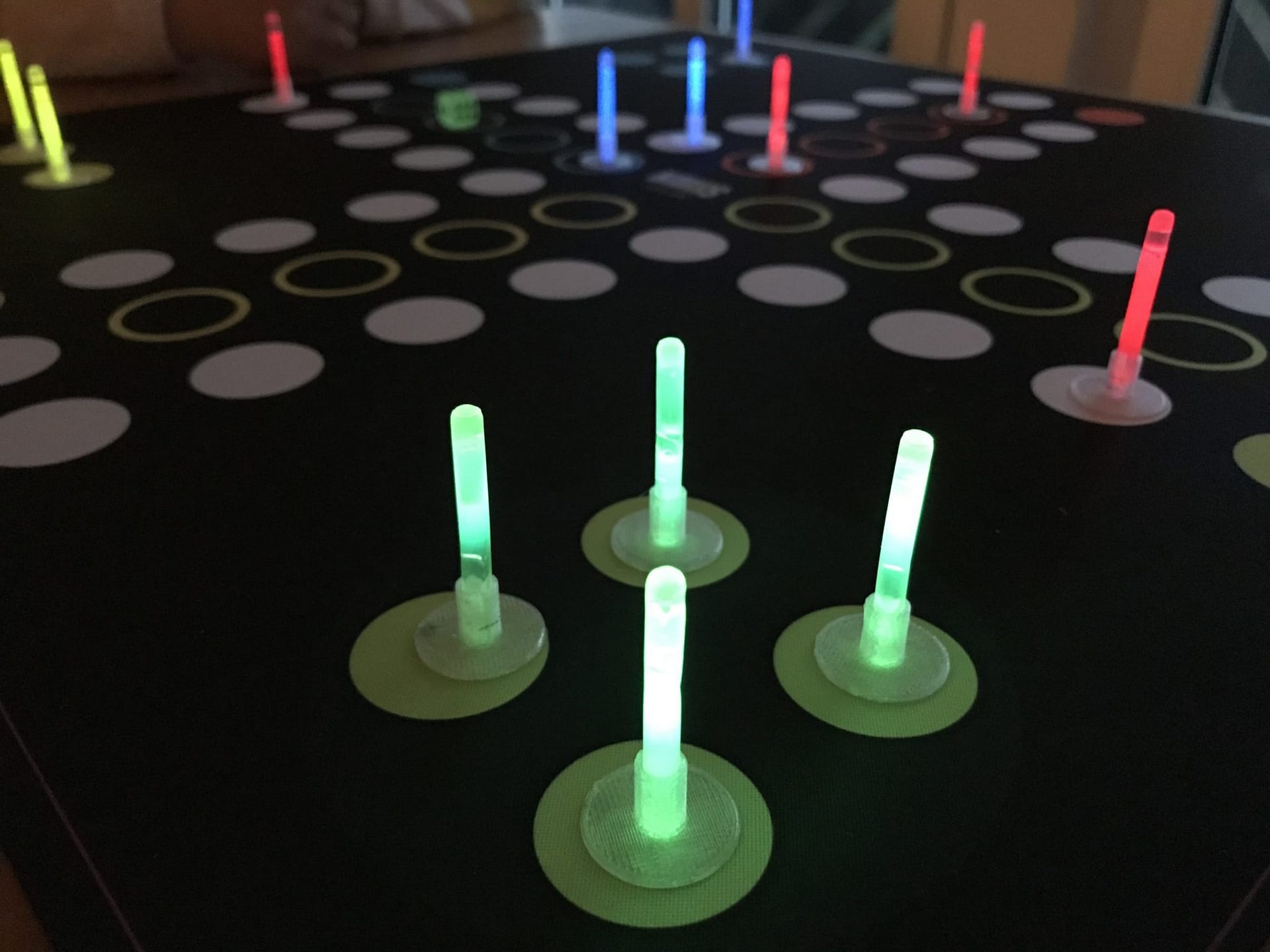 Spielmatte Rausschmeißer Ludo Gesellschaftsspiel “Halloween Edition”