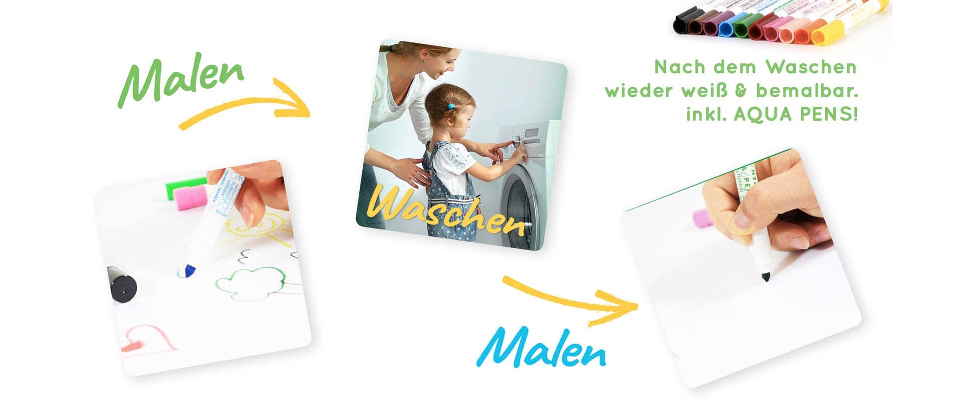 Ausmal-Spielmatte “Malen nach Zahlen” inkl. Stifte