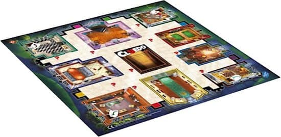 Hasbro Cluedo Junior Spiel inkl. XL Spielmatte | Waschbar und nassfest | 61 x 61 cm