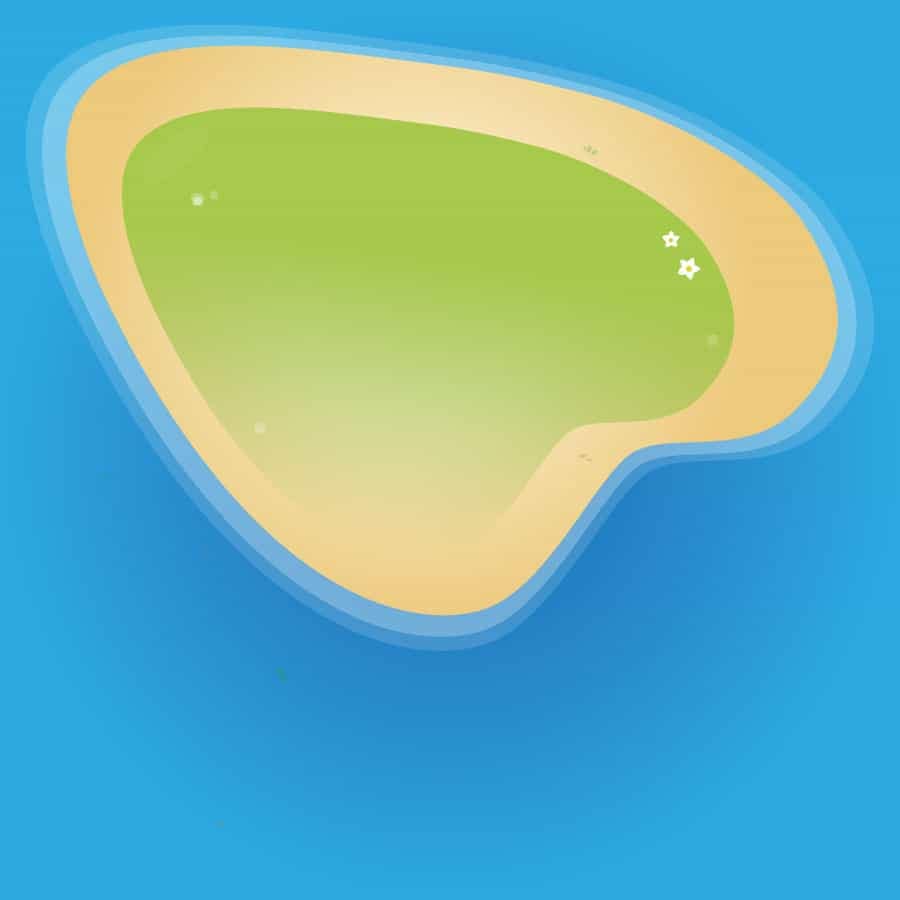 Spielmatte – Große Insel